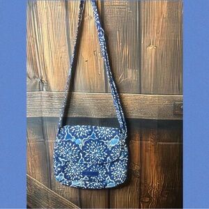 Vera Bradley Blue Floral Crossbody Bag